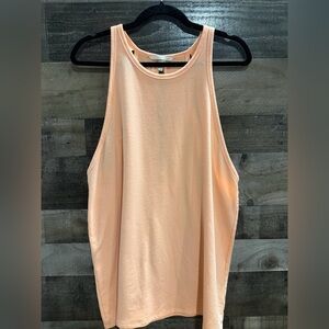 Victoria's Secret Peach High-Neck Racerback Tank
